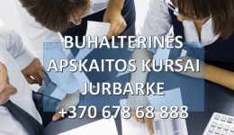 Buhalteriniai apskaitos kursai Jurbarke grupėse