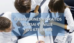 Buhalteriniai apskaitos kursai Vilniuje grupėse
