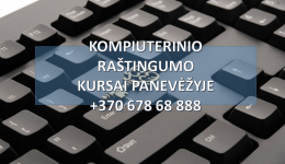 Kompiuteriniai kursai Panevėžyje grupėse